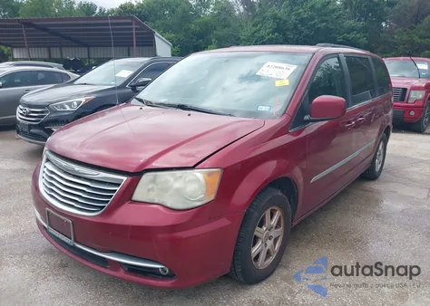 2012 Chrysler Town & Country Touring из США, поврежденный, VIN 2C4RC1BG5CR301355